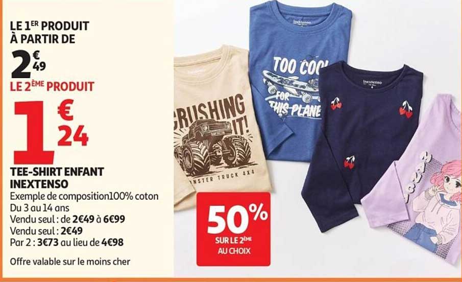 TEE-SHIRT ENFANT INEXTENSO