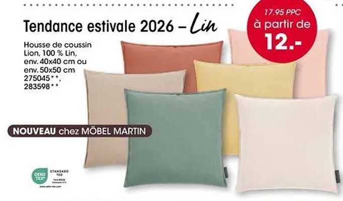 Tendance estivale 2026 – Lin