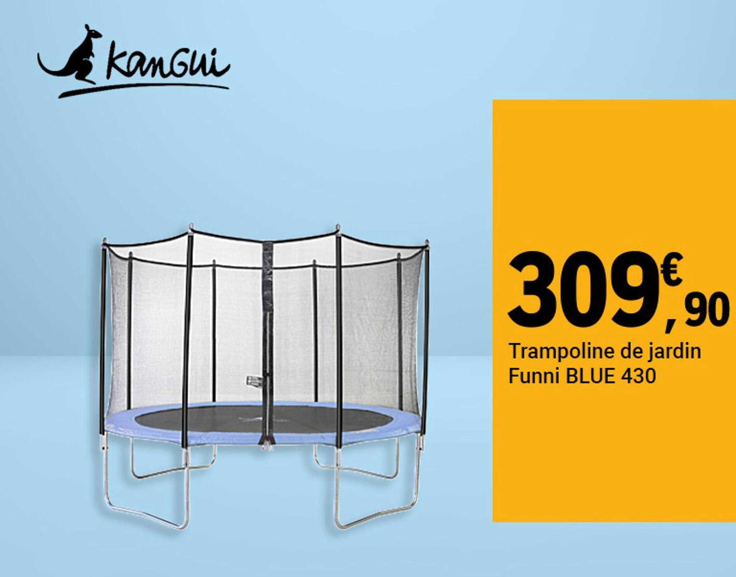 Trampoline de jardin Funni BLUE 430
