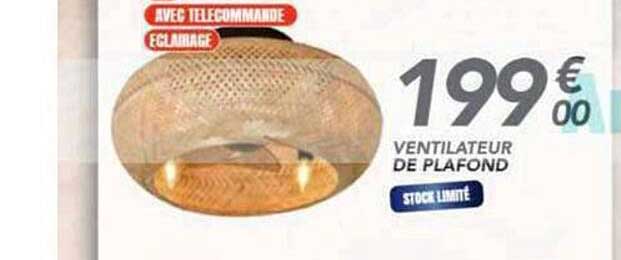 VENTILATEUR DE PLAFOND