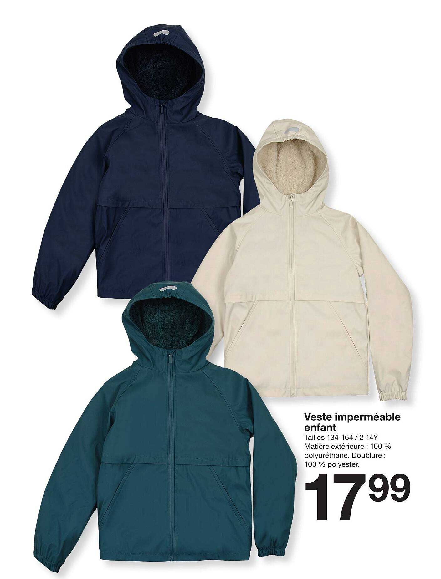 Veste imperméable enfant