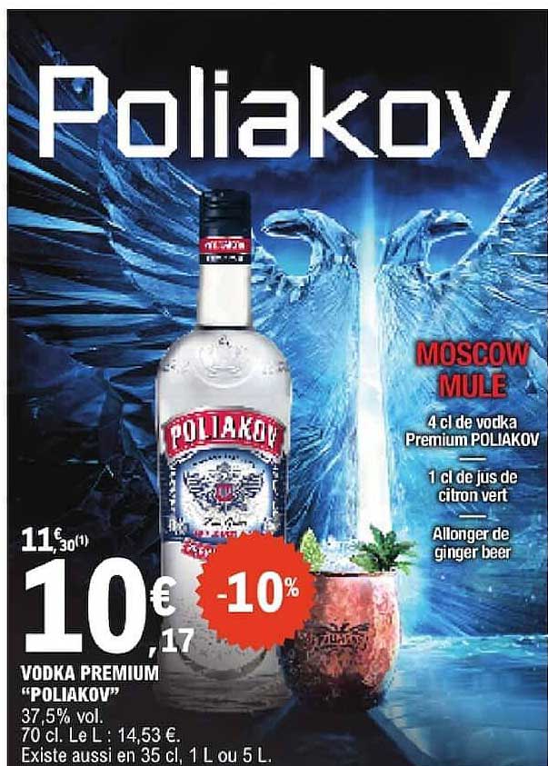 VODKA PREMIUM “POLIAKOV”