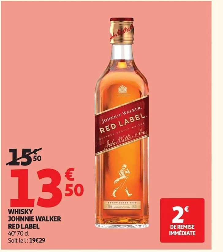 WHISKY JOHNNIE WALKER RED LABEL