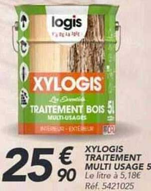 XYLOGIS TRAITEMENT BOIS MULTI USAGE 5 L