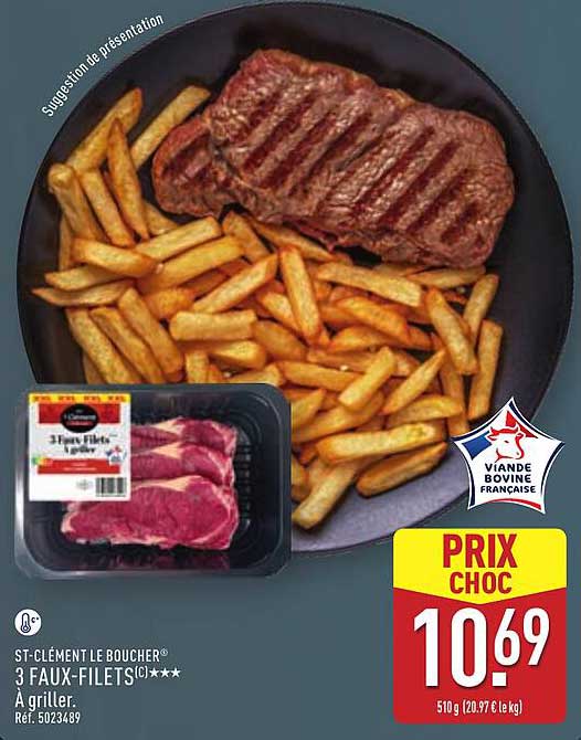 3 FAUX-FILETS