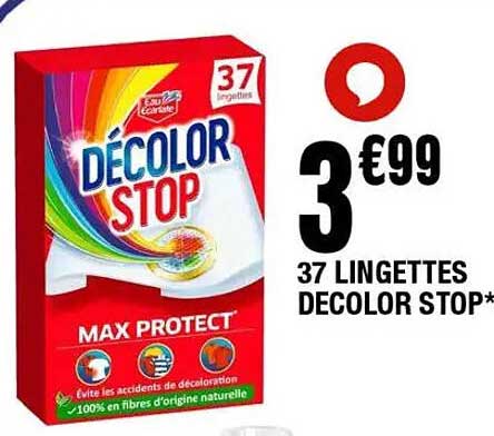37 Lingettes Décolor Stop