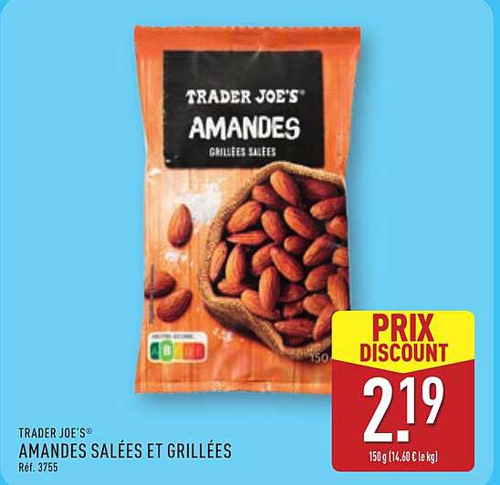 AMANDES SALÉES ET GRILLÉES