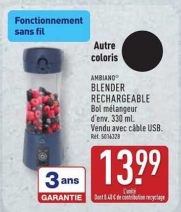 AMBIANO® BLENDER RECHARGEABLE