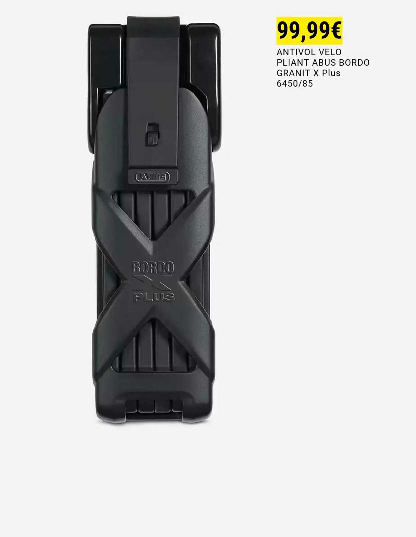 ANTIVOL VELO PLIANT ABUS BORDO GRANIT X Plus 6450/85