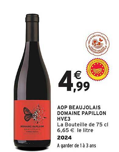 AOP BEAUJOLAIS DOMAINE PAPILLON HVE3