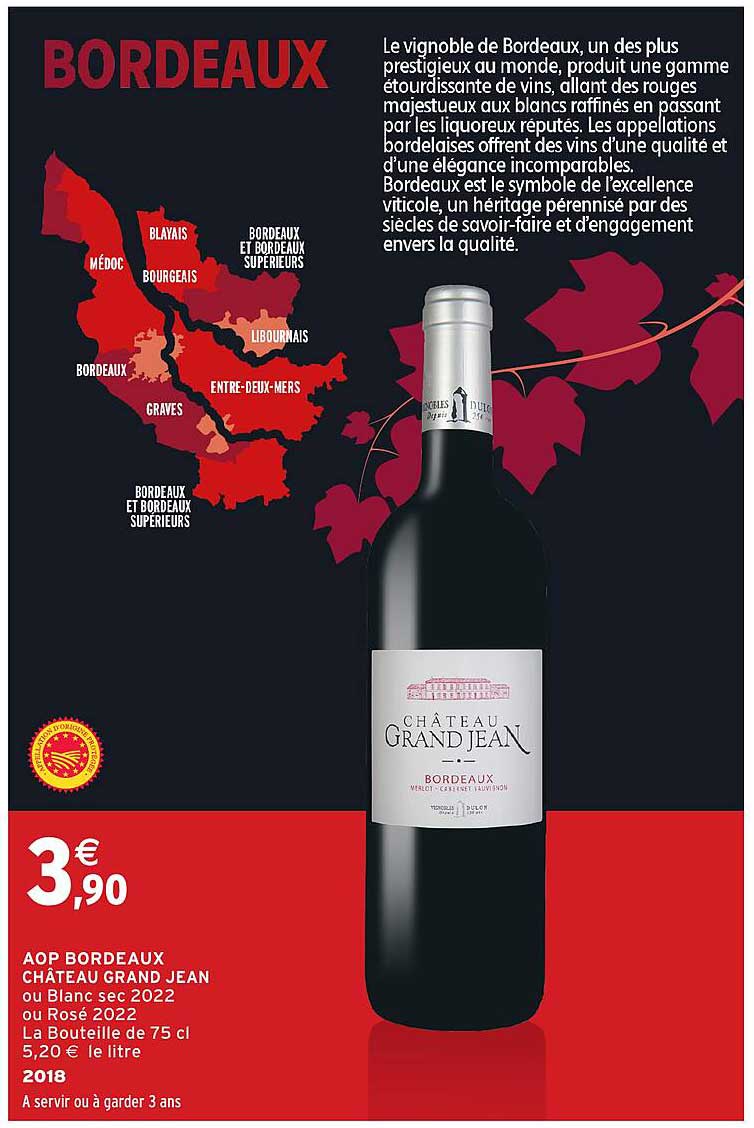 AOP BORDEAUX CHÂTEAU GRAND JEAN