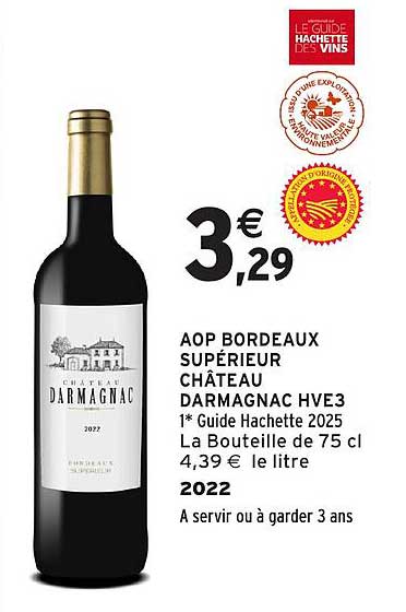 AOP BORDEAUX SUPÉRIEUR CHÂTEAU DARMAGNAC