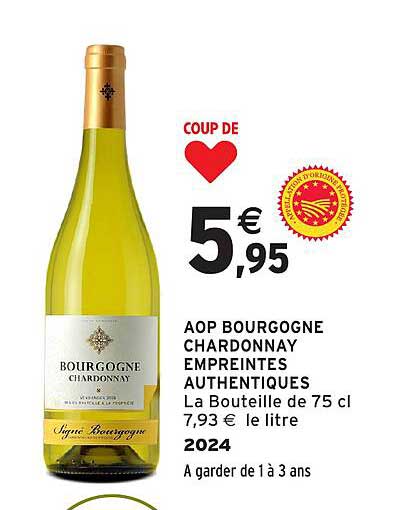 AOP BOURGOGNE CHARDONNAY EMPREINTES AUTHENTIQUES