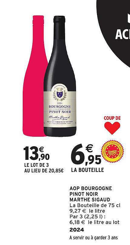 AOP BOURGOGNE PINOT NOIR MARTHE SIGAUD