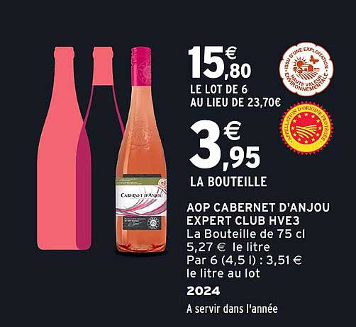 AOP CABERNET D'ANJOU EXPERT CLUB HVE3
