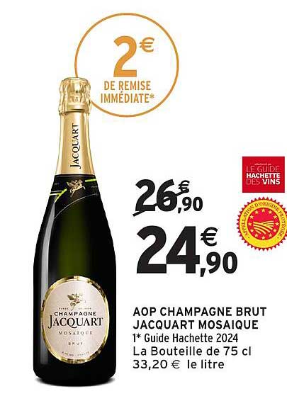 AOP CHAMPAGNE BRUT JACQUART MOSAQUE