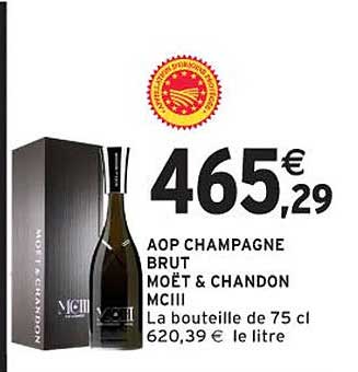 AOP CHAMPAGNE BRUT MOËT & CHANDON MCIII