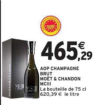 AOP CHAMPAGNE BRUT MOËT & CHANDON MCIII