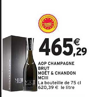 AOP CHAMPAGNE BRUT MOËT & CHANDON MCIII