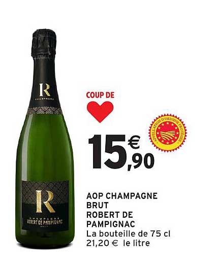AOP CHAMPAGNE BRUT ROBERT DE PAMPIGNAC