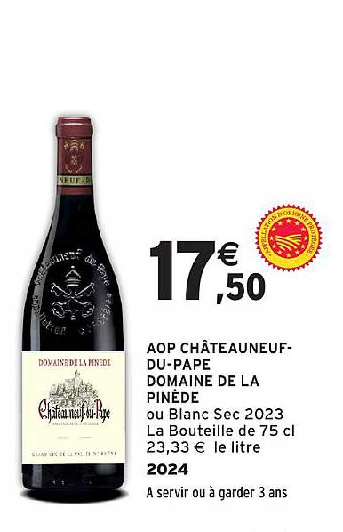 AOP CHÂTEAUNEUF-DU-PAPE DOMAINE DE LA PINÈDE
