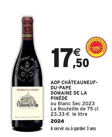 AOP CHÂTEAUNEUF-DU-PAPE DOMAINE DE LA PINÈDE