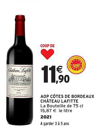 AOP CÔTES DE BORDEAUX CHÂTEAU LAFITTE