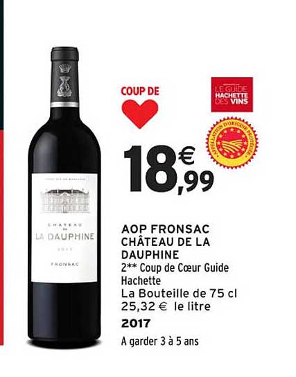 AOP FRONSAC CHÂTEAU DE LA DAUPHINE