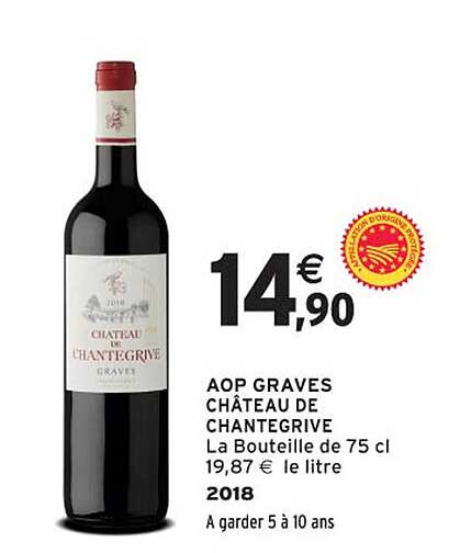 AOP GRAVES CHÂTEAU DE CHANTEGRIVE
