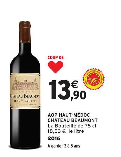AOP HAUT-MÉDOC CHÂTEAU BEAUMONT
