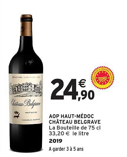 AOP HAUT-MÉDOC CHÂTEAU BELGRAVE