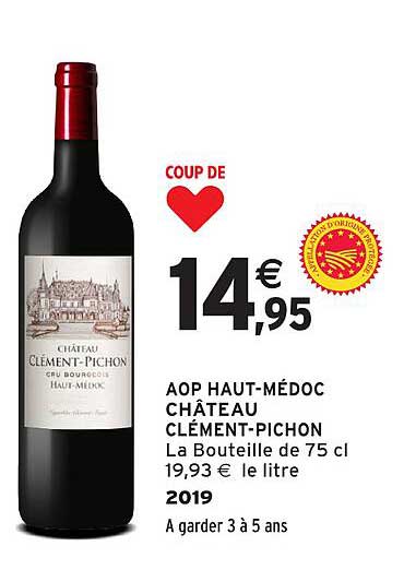 AOP HAUT-MÉDOC CHÂTEAU CLÉMENT-PICHON