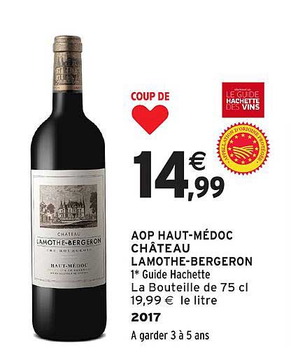 AOP HAUT-MÉDOC CHÂTEAU LAMOTHE-BERGERON