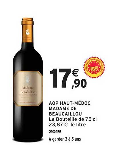 AOP HAUT-MÉDOC MADAME DE BEAUCAILLOU