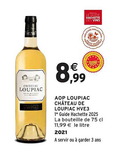 AOP LOUPIAC CHÂTEAU DE LOU PIAC HVE3