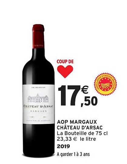AOP MARGAUX CHÂTEAU D'ARSAC