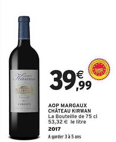 AOP MARGAUX CHÂTEAU KIRWAN