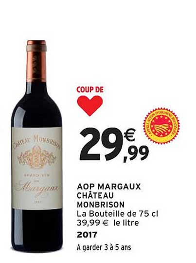 AOP MARGAUX CHÂTEAU MONBRISON