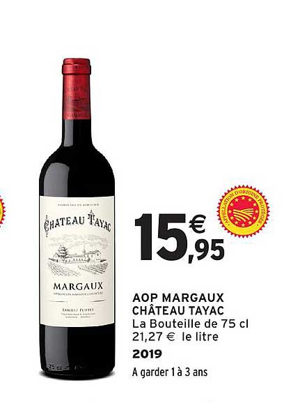 AOP MARGAUX CHÂTEAU TAYAC