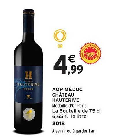 AOP MÉDOC CHÂTEAU HAUTERIVE