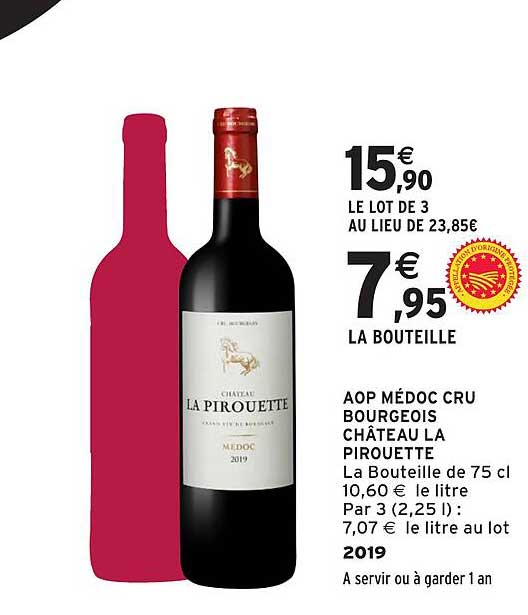 AOP MÉDOC CRU BOURGEOIS CHÂTEAU LA PIROUETTE