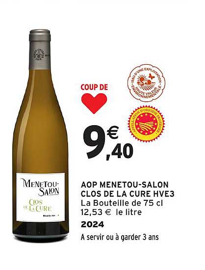 AOP MENETOU-SALON CLOS DE LA CURE HVE3