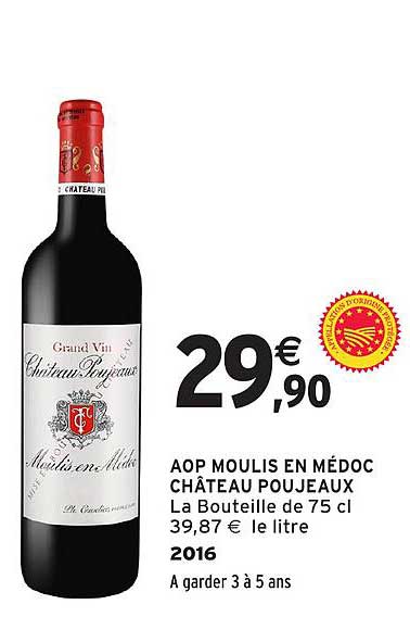 AOP MOULIS EN MÉDOC CHÂTEAU POUJEAUX