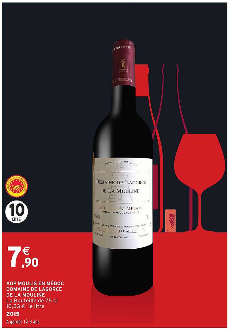 AOP MOULIS EN MÉDOC DOMAINE DE LAGORCE DE LA MOULINE