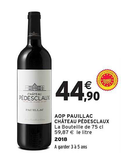 AOP PAUILLAC CHÂTEAU PÉDESCLAUX