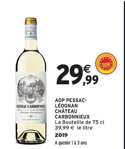 AOP PESSAC-LÉOGNAN CHÂTEAU CARBONNIEUX