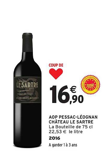 AOP PESSAC-LÉOGNAN CHÂTEAU LE SARTRE