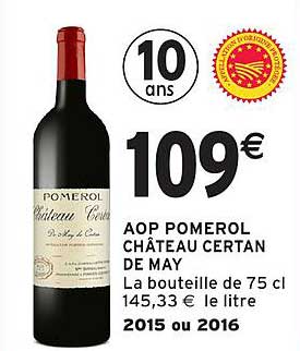 AOP POMEROL CHÂTEAU CERTAN DE MAY
