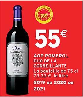 AOP Pomerol Duo de la Conseillante