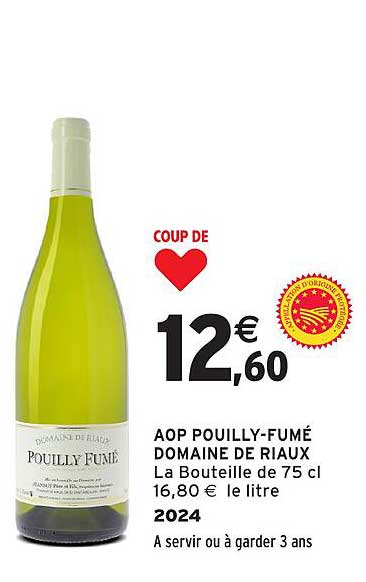 AOP POUILLY-FUMÉ DOMAINE DE RIAUX